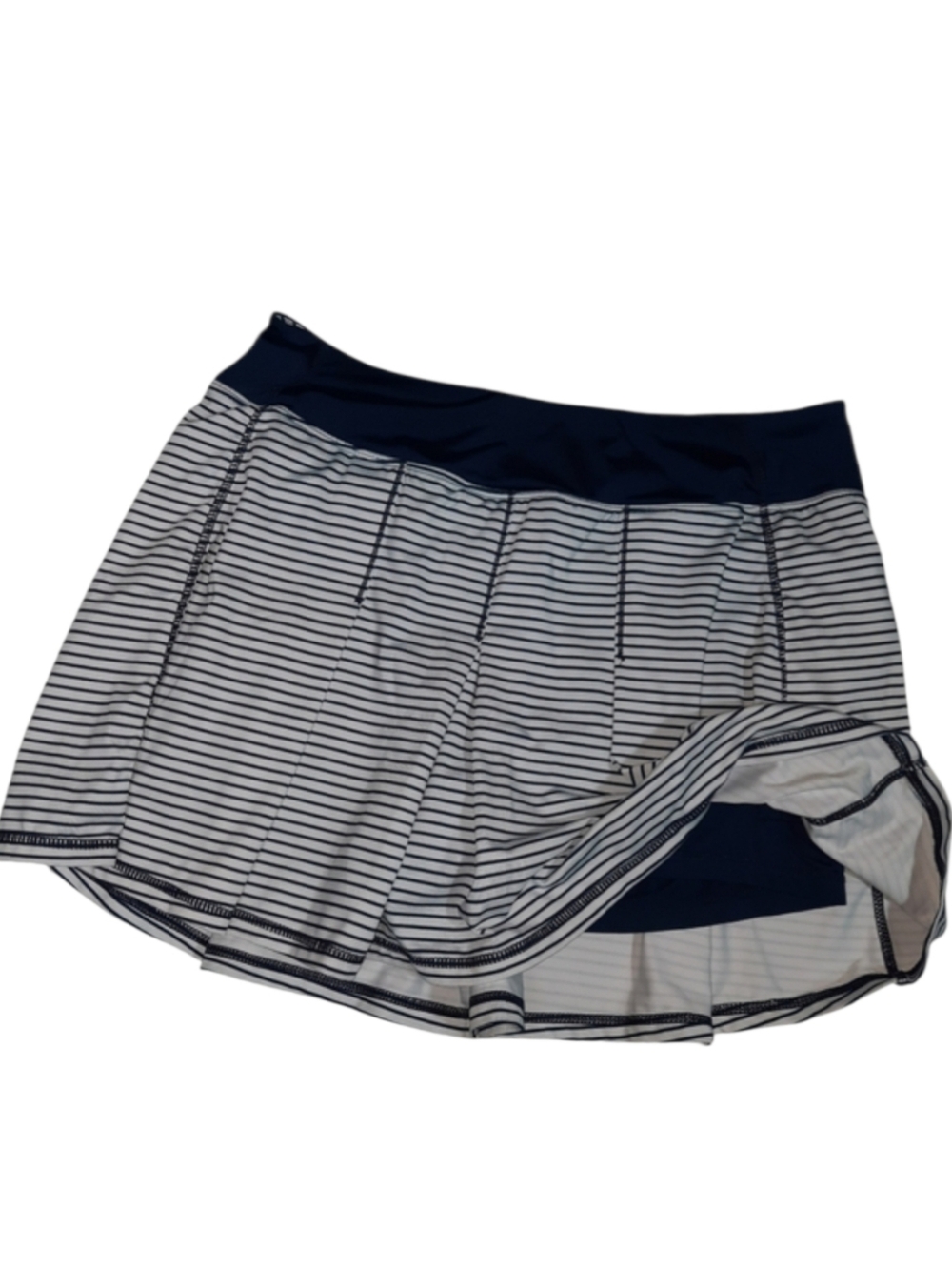 Kyodan Navy Stripe Tennis Skirt Skort SZ M